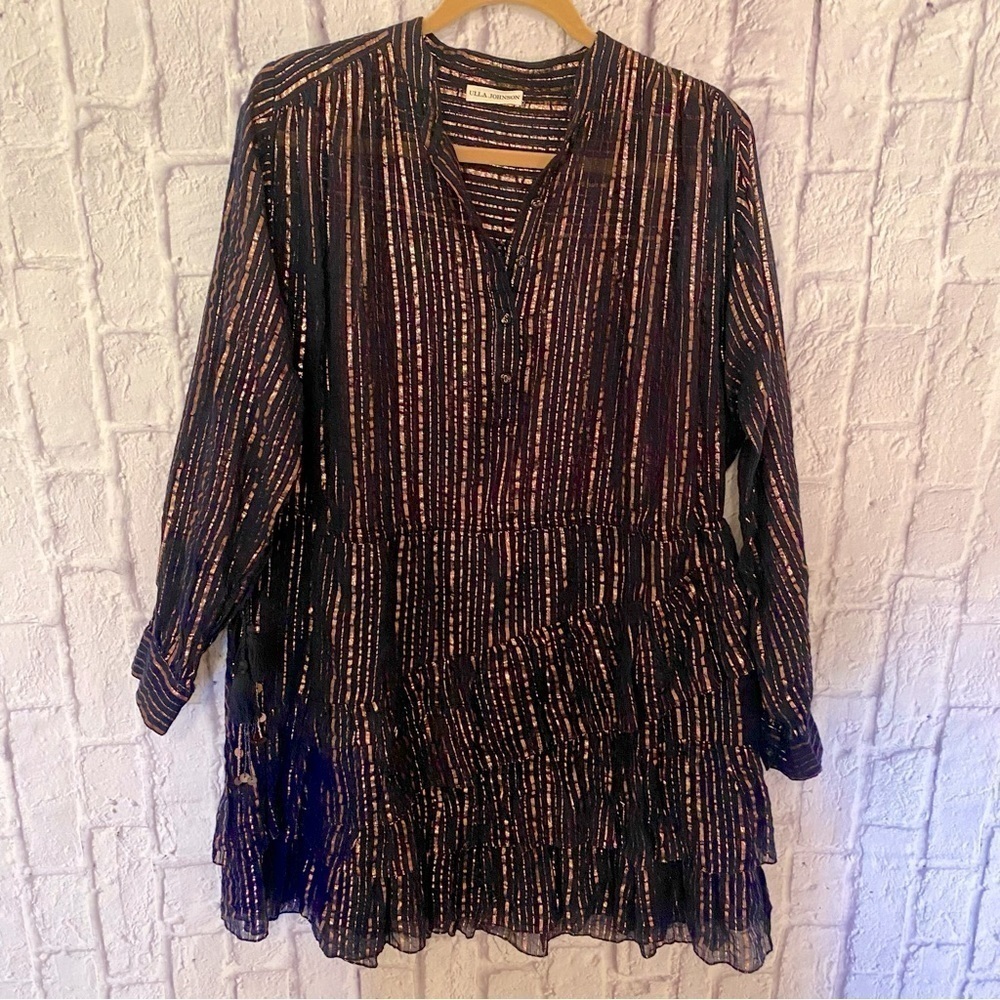 Ulla Johnson Della Dress Midnight 6 - Picture 6 of 13